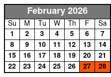 San Antonio Alamo Helicopter Tours febrero Schedule