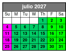 Aquatica San Antonio Single Day Ticket julio Schedule