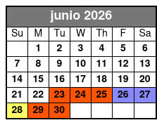 Aquatica and SeaWorld San Antonio 2 Park Silver Season Pass  junio Schedule
