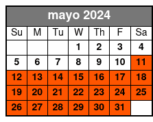 San Antonio Aquarium mayo Schedule
