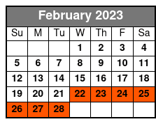 Witte Museum febrero Schedule