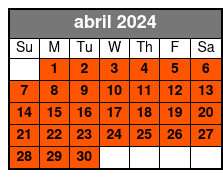 3-Choice Pass abril Schedule