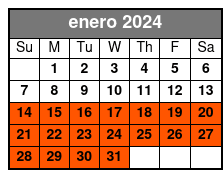 San Antonio Zoo General Admission Ticket enero Schedule