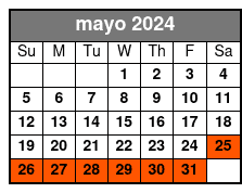 San Antonio Zoo mayo Schedule