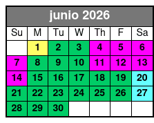 San Antonio Zoo Flexible Any-Day Entry Ticket junio Schedule
