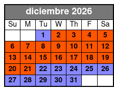 San Antonio Zoo Flexible Any-Day Entry Ticket diciembre Schedule