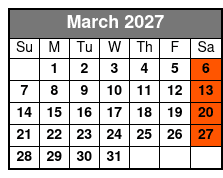 Ranger Creek Brewstillery Tour marzo Schedule