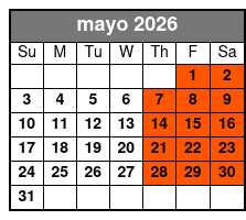 Haunted San Antonio Booze and Boos Ghost Walking Tour mayo Schedule