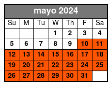 River Walk Cruise mayo Schedule
