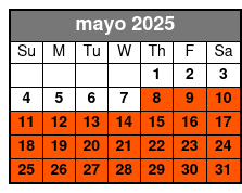 San Antonio Full-Day Historic City Tour mayo Schedule