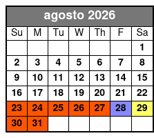 The Haunted Ghost Bus Tour in San Antonio agosto Schedule