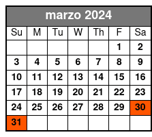 3-Choice Pass marzo Schedule