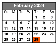 LEGOLAND Discovery Center febrero Schedule