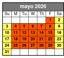 The Undead (Colonnade Location) mayo Schedule