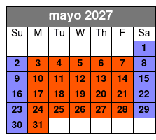 The Undead (Colonnade Location) mayo Schedule