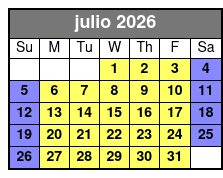 Breaking Point (Colonnade Location) julio Schedule
