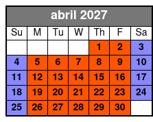 Breaking Point (Colonnade Location) abril Schedule