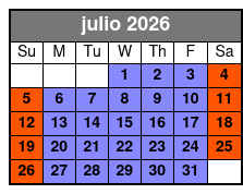 Horror on Hallows Eve (Colonnade Location) julio Schedule