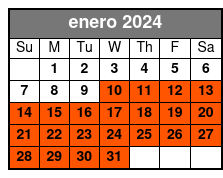 City Sightseeing San Antonio 48 Hour Hop on/Hop off enero Schedule