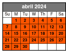 City Sightseeing San Antonio 48 Hour Hop on/Hop off, Tower of the Americas, Buckhorn Saloon & Texas Ranger Museum abril Schedule