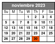 The San Antonio Ghost Walk noviembre Schedule