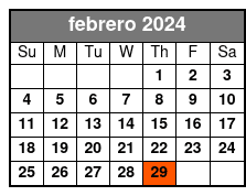 9 Pm febrero Schedule