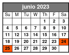 Mural Ride Bike Tour junio Schedule