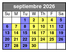 Mural Ride Bike Tour September Schedule