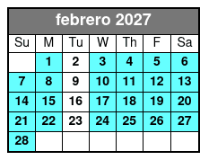 Mural Ride Bike Tour febrero Schedule