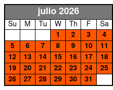 Private Missions and More - Half-Day City Tour julio Schedule