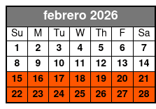 San Antonio Night Highlights & Tower of the Americas Dinner Included febrero Schedule