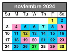 Ultimate Manhattan Sightseeing noviembre Schedule