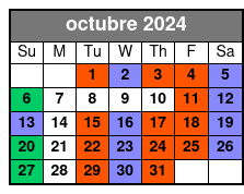 Front Balcony octubre Schedule