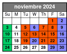 Central Orchestra noviembre Schedule
