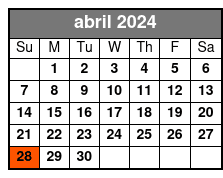 Sunday abril Schedule