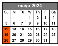 Sunday mayo Schedule