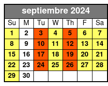 Default septiembre Schedule