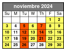 Default noviembre Schedule