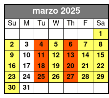 Default marzo Schedule
