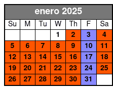 1 Hour 30 Minutes enero Schedule