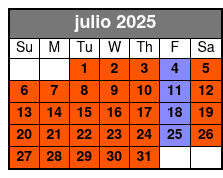 1 Hour 30 Minutes julio Schedule