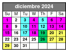 Default diciembre Schedule