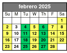 Default febrero Schedule