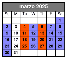 Default marzo Schedule