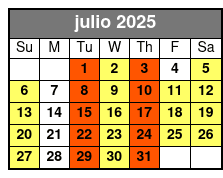 Default julio Schedule