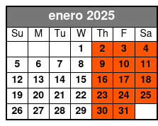 Découverte Washington Heights enero Schedule