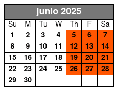 Découverte Washington Heights junio Schedule