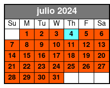 Premier Seating julio Schedule