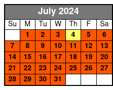 Manhattan Island Cruise julio Schedule