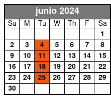 NYC Day Trip junio Schedule